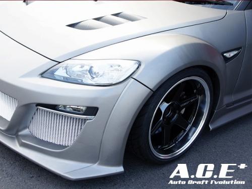 【引取歓迎】RX-8 PANDEM オーバーフェンダー マツダ 【M's】マツダ MAZDA RX-8 後期 SE3P (2008y-2012y