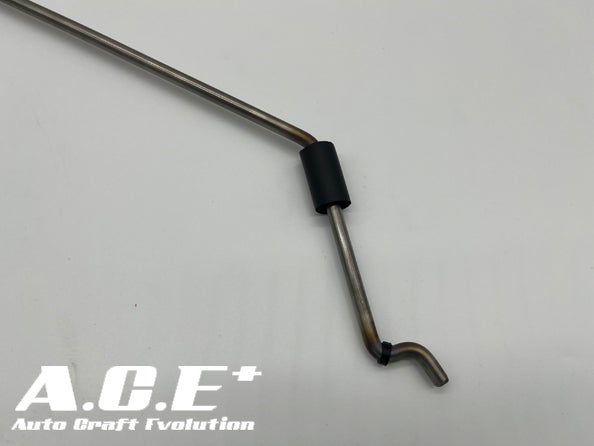 GR86/BRZ専用 手曲げチタン ボンネットサポートバー 純正比42%軽量！ チタンボンネットサポートロッド(GR86) | ロータリー、トヨタ車
