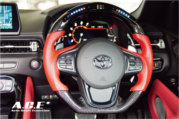 MOMO SUPRA 印字あり 車用 ハンドル ステアリング トヨタ スープラ